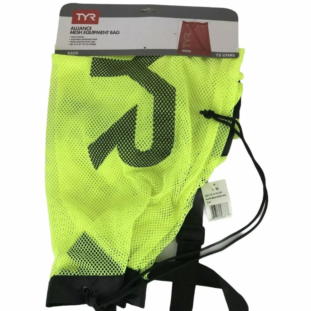 NWT New TYR Alliance Mesh Equipment Bag. 28" H x 27" W. 75 Liter Capacity
